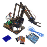 Brazo Robotico Mearm Kit Control Pc + Arduino Edicion Negro