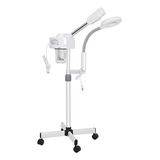 Facial Steamer Profesional 2 En 1 Con Nano Ionic Y Lámpara L