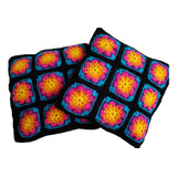 Fundas Para Almohadas Tejido Crochet 35x35 Pack X 2 Felisi 