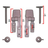 Bisagras Herrajes Plásticos Asiento Tapa Inodoro - Belgrano