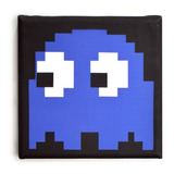 Cuadro Focu Deco Lienzo Canvas 20x20 Pacman Fantasma