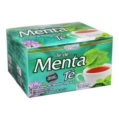 Té De Menta (30 Sobres) Gn+vida | MercadoLibre