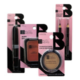 Kit Para Rostro Y Ojos 4pz Beauty Benefits Foundation Powder