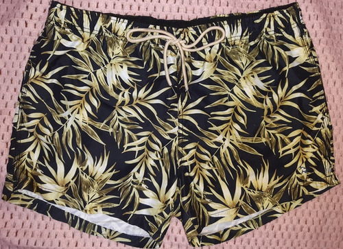 Short De Baño Rever Pass, Hombre, Talle Xxl., C 3 Bolsillos