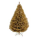 Arbol Navidad Pino Navideño Naviplastic Dorado Mate 220cm