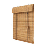 Cortina Persiana Material Em Bamboo Natural Janelas 120x160