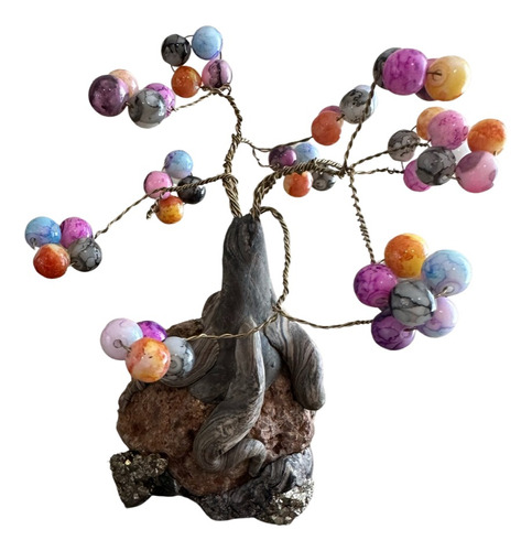 Árbol De La Abundancia Cuarzos Multicolor. Hogar Y Oficina