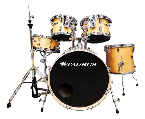 Bateria Taurus Mfp710 De 5 Cuerpos De Maple + Set De Soporte