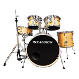 Bateria Taurus Mfp710 De 5 Cuerpos De Maple + Set De Soporte