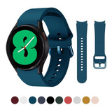 Correa De Silicona Para Galaxy Watch 4 (40 Mm O 44 Mm), Color Verde Petróleo, Ancho 20 Mm