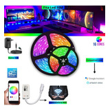 Fita Led 10m Smart Wi-fi Rgb Inteligente Alexa Google Cor Da Luz Rgb/ip65 Tensão De Operação 12v Voltagem 110v/220v