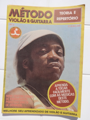 Revista Método De Violão E Guitarra Nº 8 Milton Nascimento