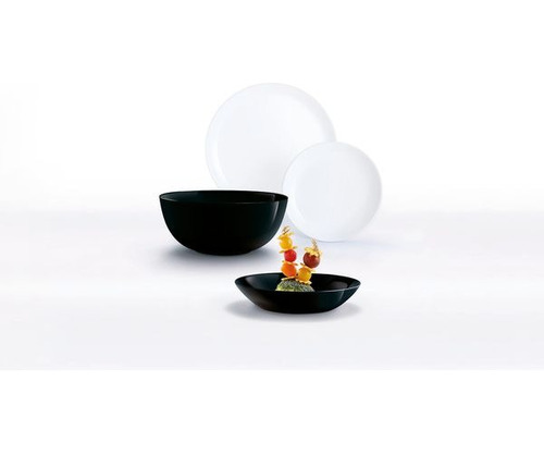 Diwali Minimalis Vajilla + Bowl Ensaladera De 19 Pz De Opal