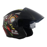 Casco Edge Semi Integral 3/4 Jaguar Colores Certificado Dot