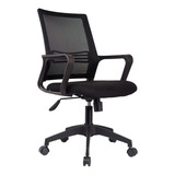 Cadeira De Escritório Best Chair Prime Line Mesh Pl Prime Line Ergonômica  Preta Com Estofado De Mesh