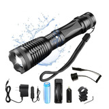 Linterna Lámpara Led Impermeable Tactica Recargable Antorcha