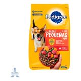 Pedigree Adulto Razas Pequeñas Croqueta Alimento Perro 20k