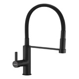 Griferia Piazza Kitchen Pro Gourmet Cocina Negro 10317ne