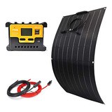 Kit De Panel Solar Flexible Y Plegable De 100 W 100 Vat...