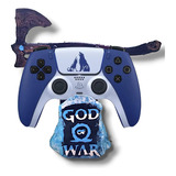 Suporte Para Controle Ps4 Ps5 God Of War Ragnarok C/ Machado