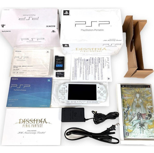 Console Sony Psp-3000 Dissidia Final Fantasy 20th Anniversary Limited Edition