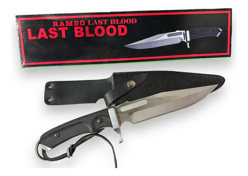 Cuchillo Rambo Last Blood Original Bowie + Funda Piel 