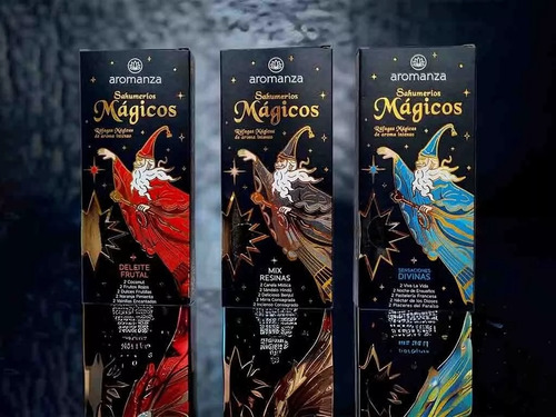 Sahumerios Magicos Aromanza Incienso Pack X3 - Insumos Oeste