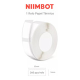 1 Rolo Papel Etiqueta Niimbot D110 D101 D11 22x14mm(260pçs)