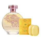 Combo Floratta Gold + Sabonetes Cuide-se Bem Feira Maracujá Kit Presente Feminino Exclusivo O Boticário 