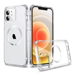 Capinha Case Clear Magnetica Para iPhone 11 Ao 14 Pro Max