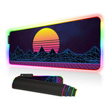 Mousepad Rgb Imegny Grande, Alfombrilla Gaming Led Antidesli