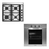  Combo Longvie - Horno Eléctrico + Anafe A Gas Inox. Cuo