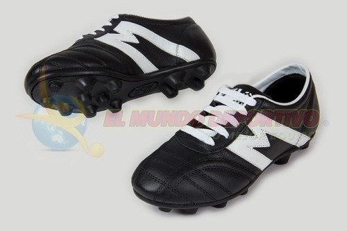 2955-zapato Futbol Manriquez Mid Tx Negro/blanco