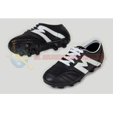 2955-zapato Futbol Manriquez Mid Tx Negro/blanco