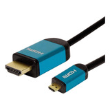 Cabo Hdmi M X Mini Hdmi M 1,80 Mts 1.4 Clone Full 3d 1080p