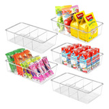 Organizador Cocina De Plástico Con Divisores, 5 Contenedores