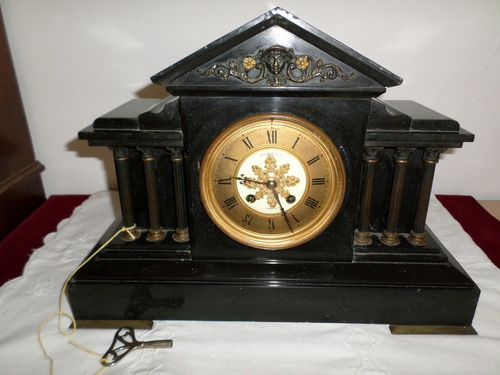 Antiguo Reloj Marmol Wmc Black & Co Welch Manufac No Envio