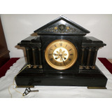 Antiguo Reloj Marmol Wmc Black & Co Welch Manufac No Envio