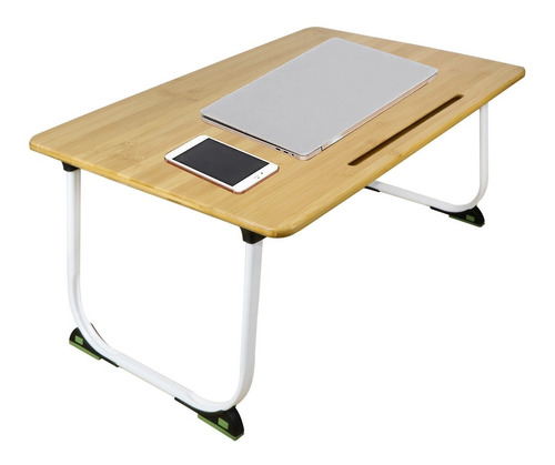 Mesa Cama Soporte De Laptop Patas Acero Antiderrape 60x39cm