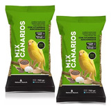 Alimento Mezcla Mix Canarios Aves Nelsoni Ranch 750gr X2