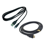 Cabo Usb + Cabo Hdmi Canon Sx60 Sx50 Sx40 Sx540 Sx530 Sx520