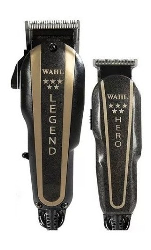 Remate Máquina Wahl Barber Combo Legend Y Trimmer Hero 19pz