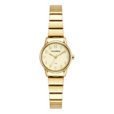 Relogio Mondaine Feminino Dourado Pequeno Com Numeros