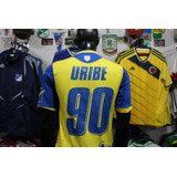Camiseta Chievo Verona De Italia 2011 #90 Uribe Talla L