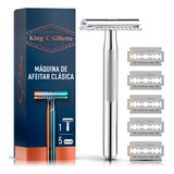 Rastrillo Clásico King C. Gillette + 5 Navajas