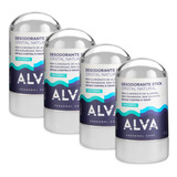 Desodorante Stick Mini Kristall Sensitive 60g Alva - 4 Unds.