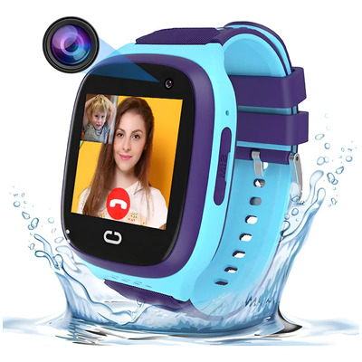 Reloj Inteligente 4g Para Niños, Con Ip67, Resistente Agua Correa Azul | Envío gratis