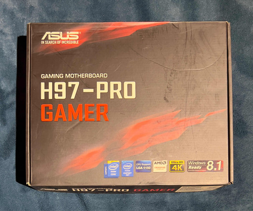 Caja Motherboard Asus H97-pro Gamer