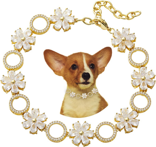 Collar Para Cachorro, Collar Para Gato, Diamantes De Imitaci