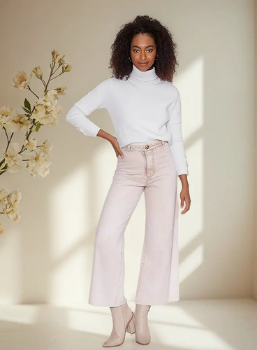 Jeans Pantalon Palazzo Vaqueros Colombiano Mezclilla Campana | Meses sin interés